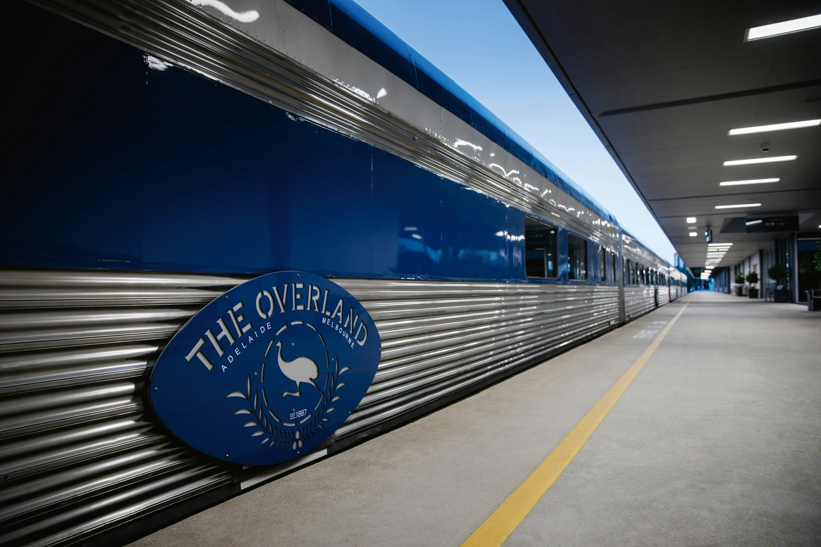 overland train travel time